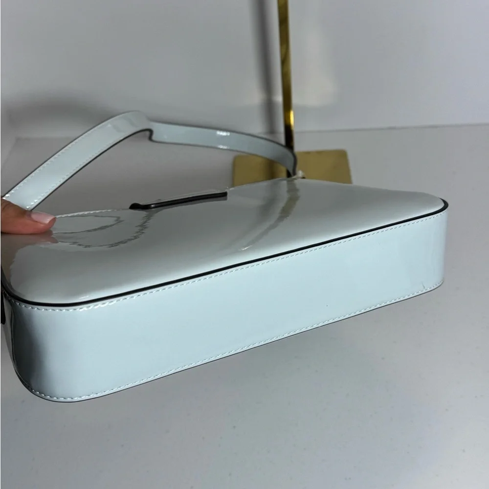 Kate Spade Glossy Pale Blue Shoulder Bag